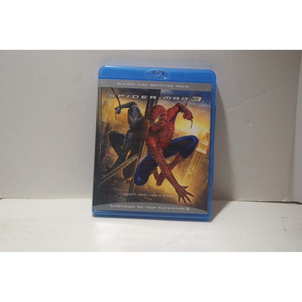 Spider-Man 3 (Blu-ray, 2007) Tobey Maguire Marvel Super Hero is Back